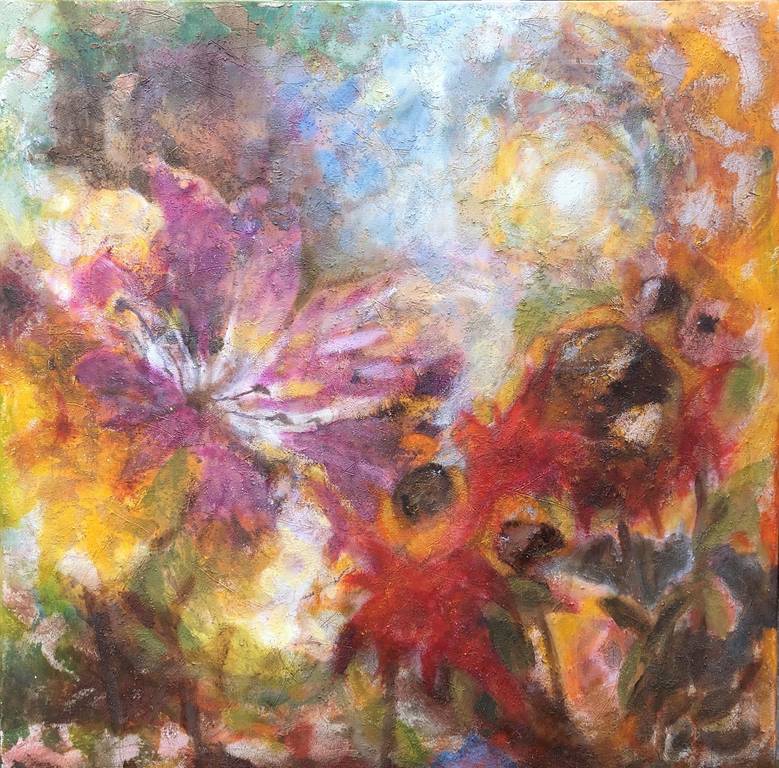 “Herbstbeet II” Acryl auf Leinwand 80x80 cm 2019 “Herbstbeet II” Acryl auf Leinwand 80x80 cm 2019