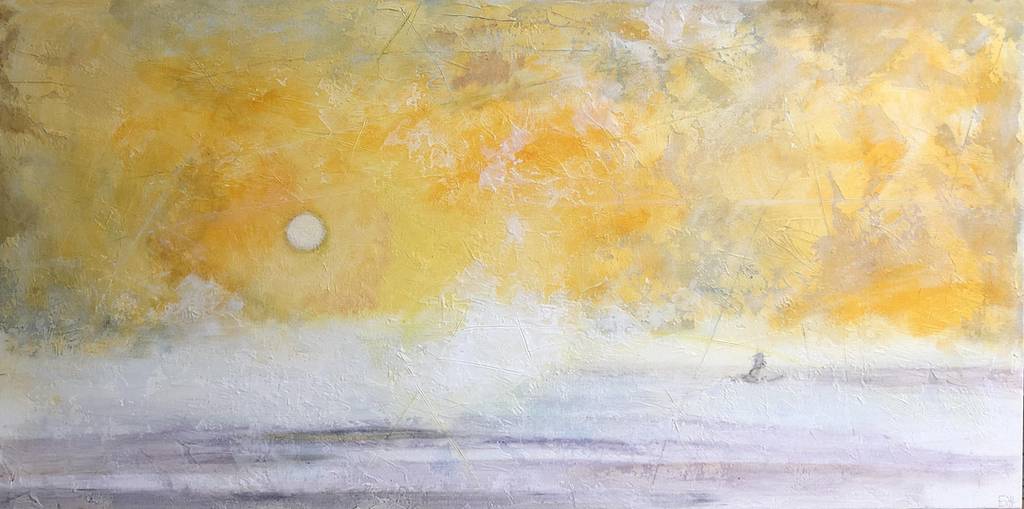 Taglicht - Acryl auf Leinwand 50 x100 cm 2019 verkauft Taglicht - Acryl auf Leinwand 50 x100 cm 2019 verkauft