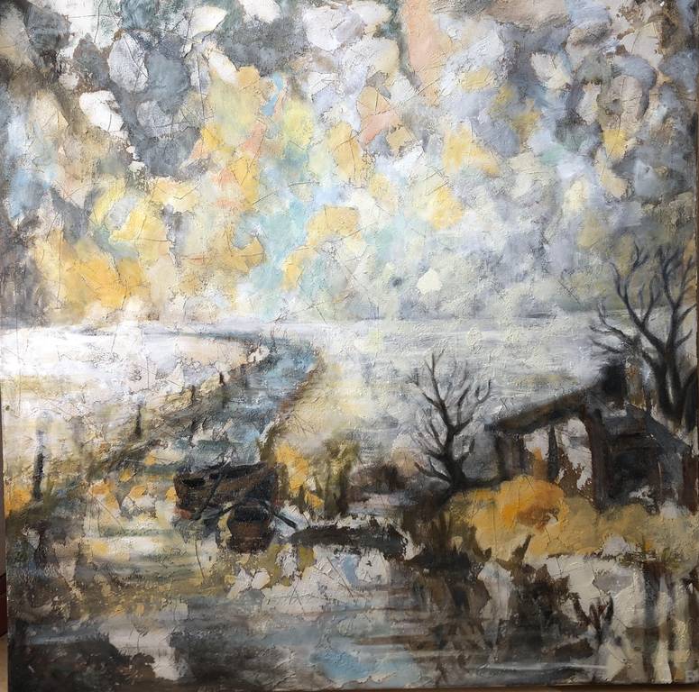 secret place - Acryl auf Leinwand 100 x 100 cm 2019 secret place - Acryl auf Leinwand 100 x 100 cm 2019